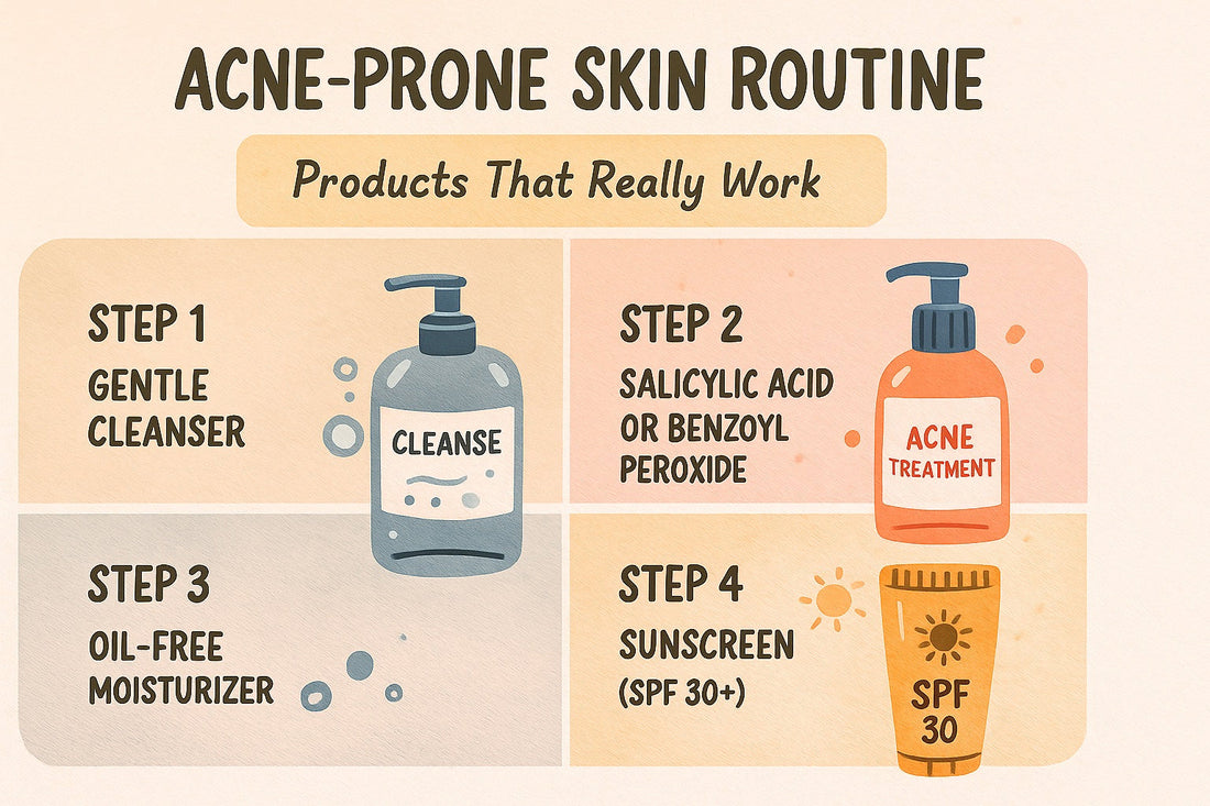 Acne-Prone Skin Routine: Products That Really Work