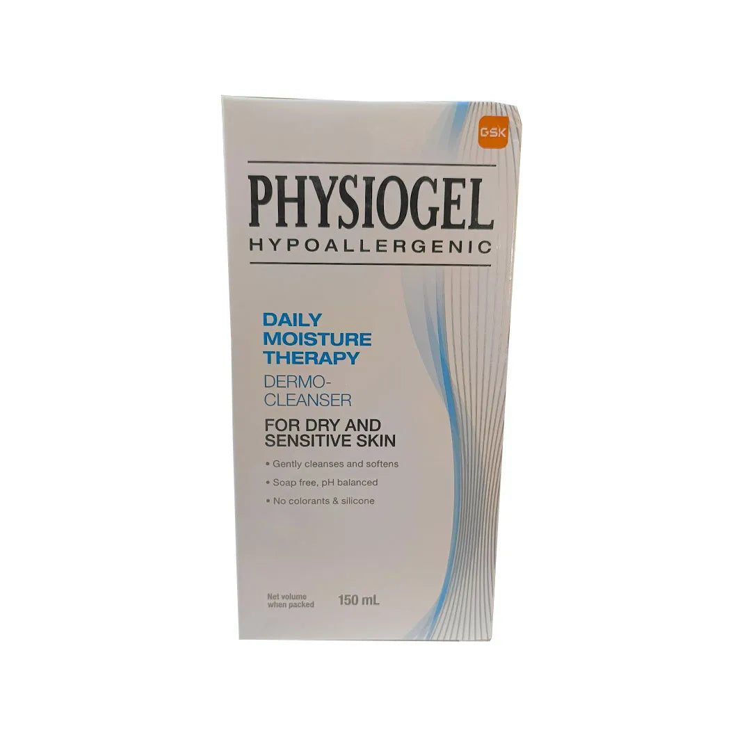 Physiogel Hypoallergenic Daily Moisture Therapy Dermo Cleanser For Dry & Sensitive Skin 150ml