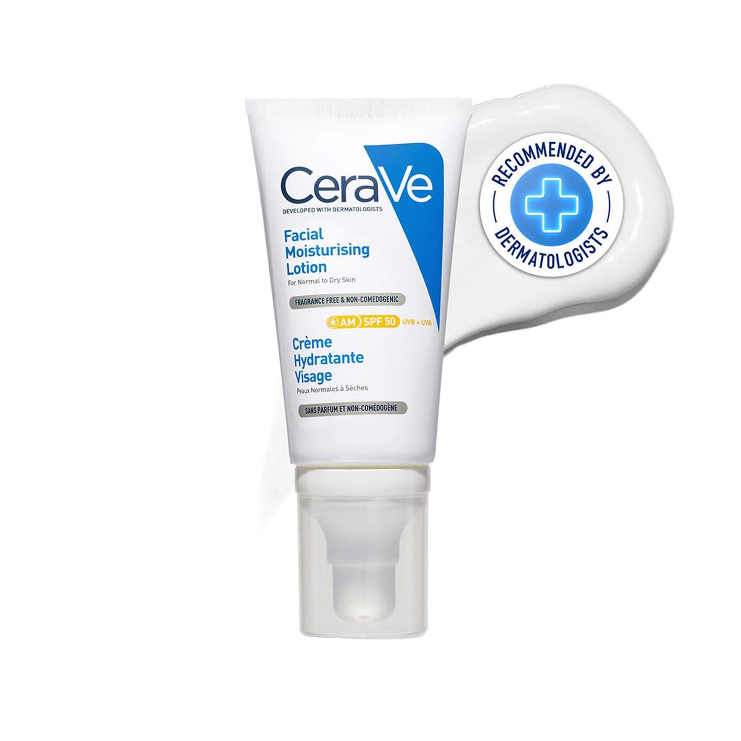 CeraVe AM Facial Moisturising Lotion for Normal to Dry Skin 52 ml