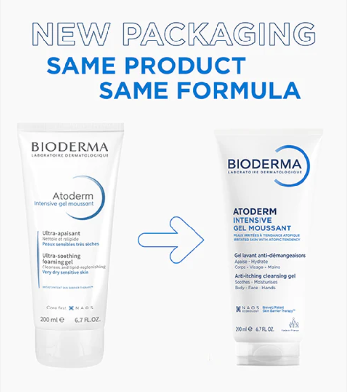 BIODERMA ATODERM INTENSIVE GEL MOUSSANT 200ml