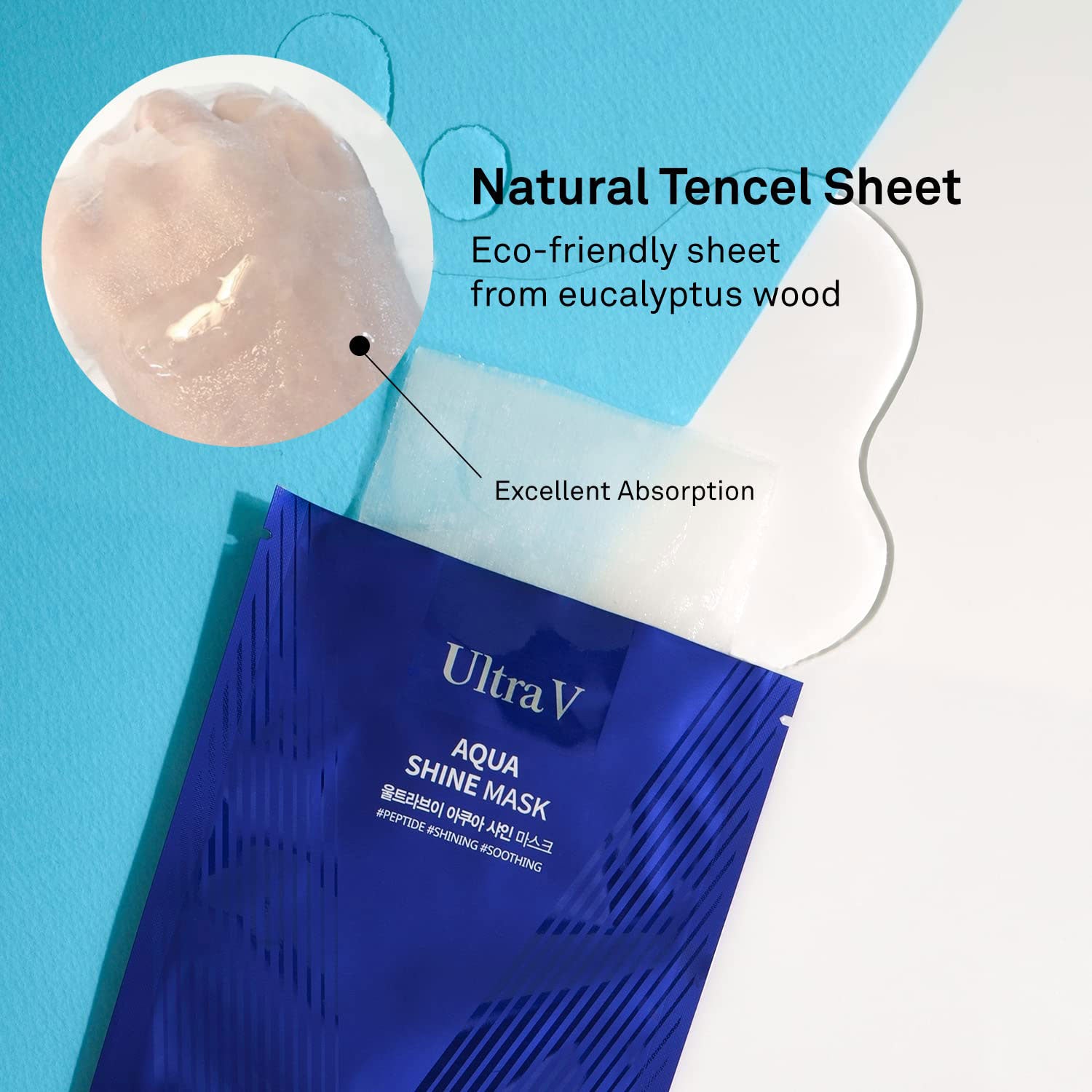 ULTRA V AQUA SHINE MASK (25 ml x10)